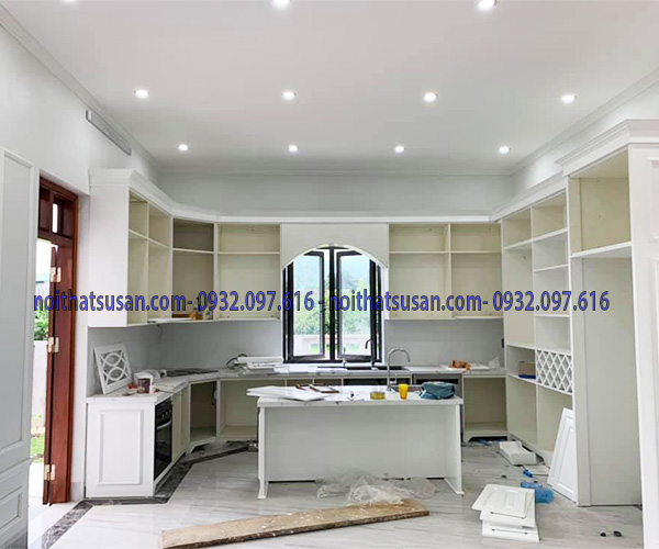 Trần thạch cao phòng bếp đẹp 1