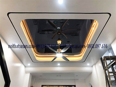 Trần thạch cao phòng làm việc hiện đại